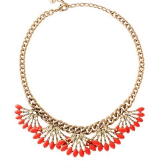 Vintage Stella & Dot ‘Coral Cay’ Statement Necklace - Picture 4 of 5